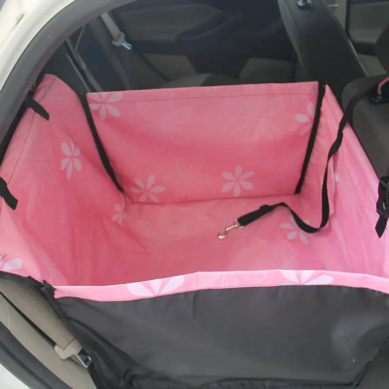 Waterproof Dog Car Seat Cover - Portable Pet Travel Hammock & Safety Carrier