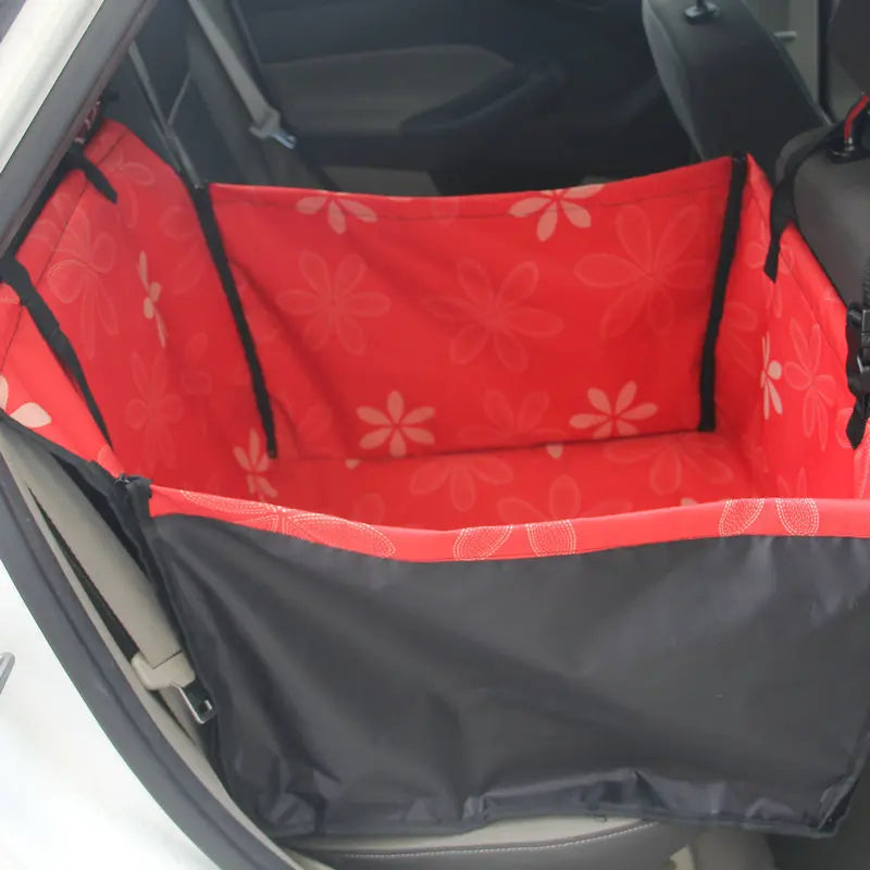 Waterproof Dog Car Seat Cover - Portable Pet Travel Hammock & Safety Carrier