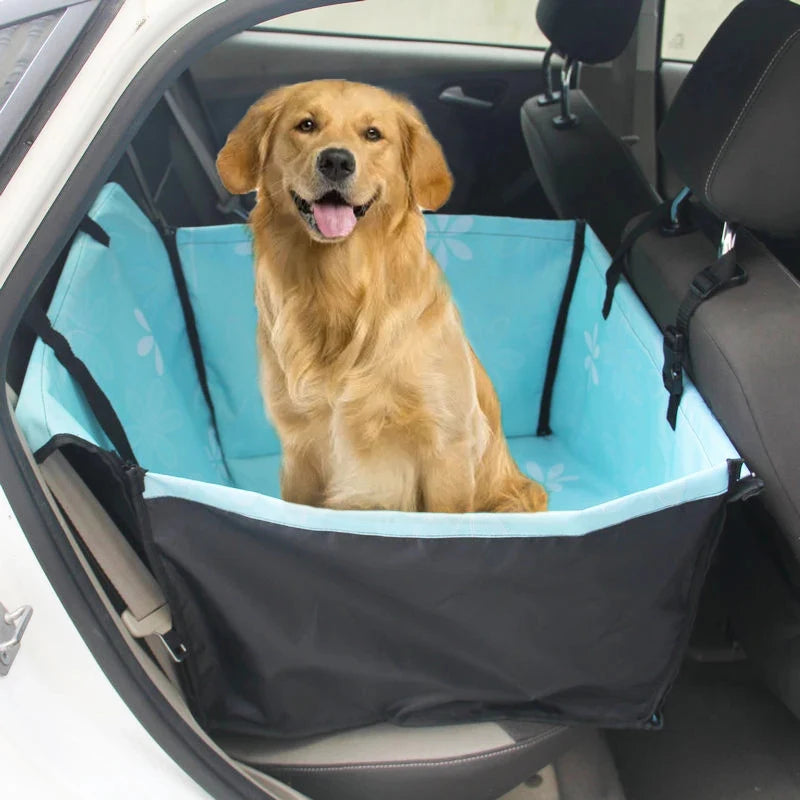 Waterproof Dog Car Seat Cover - Portable Pet Travel Hammock & Safety Carrier