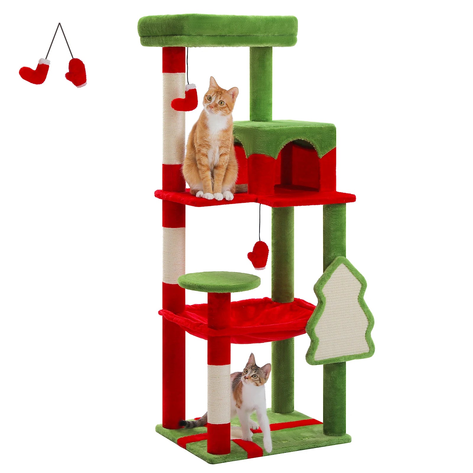 Christmas Cat Tower