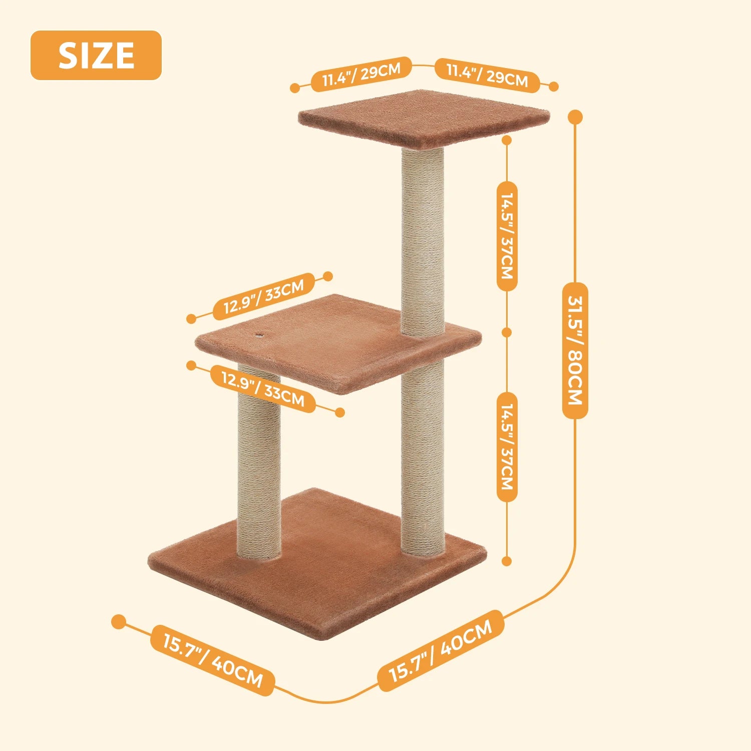 MyPurePaw™ Compact Cat Activity Tree