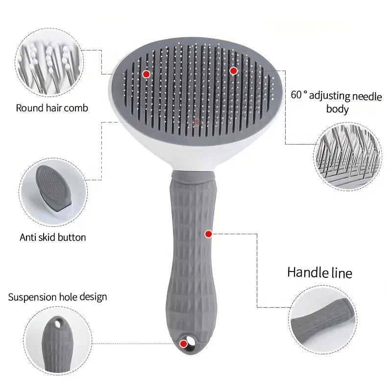 MyPurePaw™ Self-Cleaning Grooming Brush