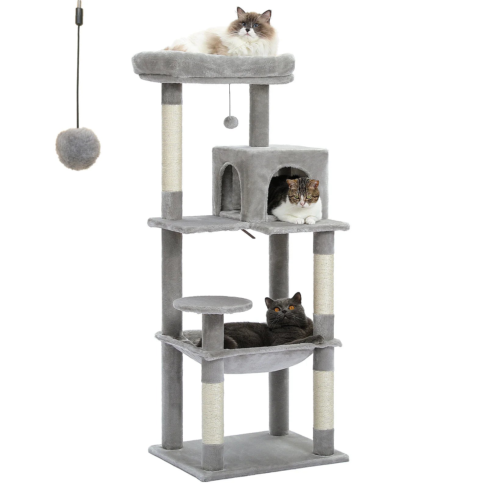 MyPurePaw™ 5-Level Luxury Cat Tower