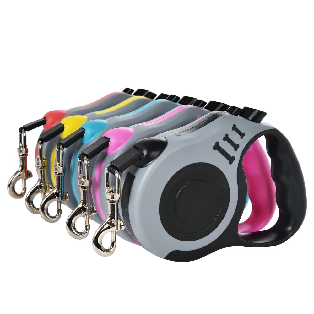 Heavy Duty Retractable Dog Leash - 16ft Automatic Extension for Pets