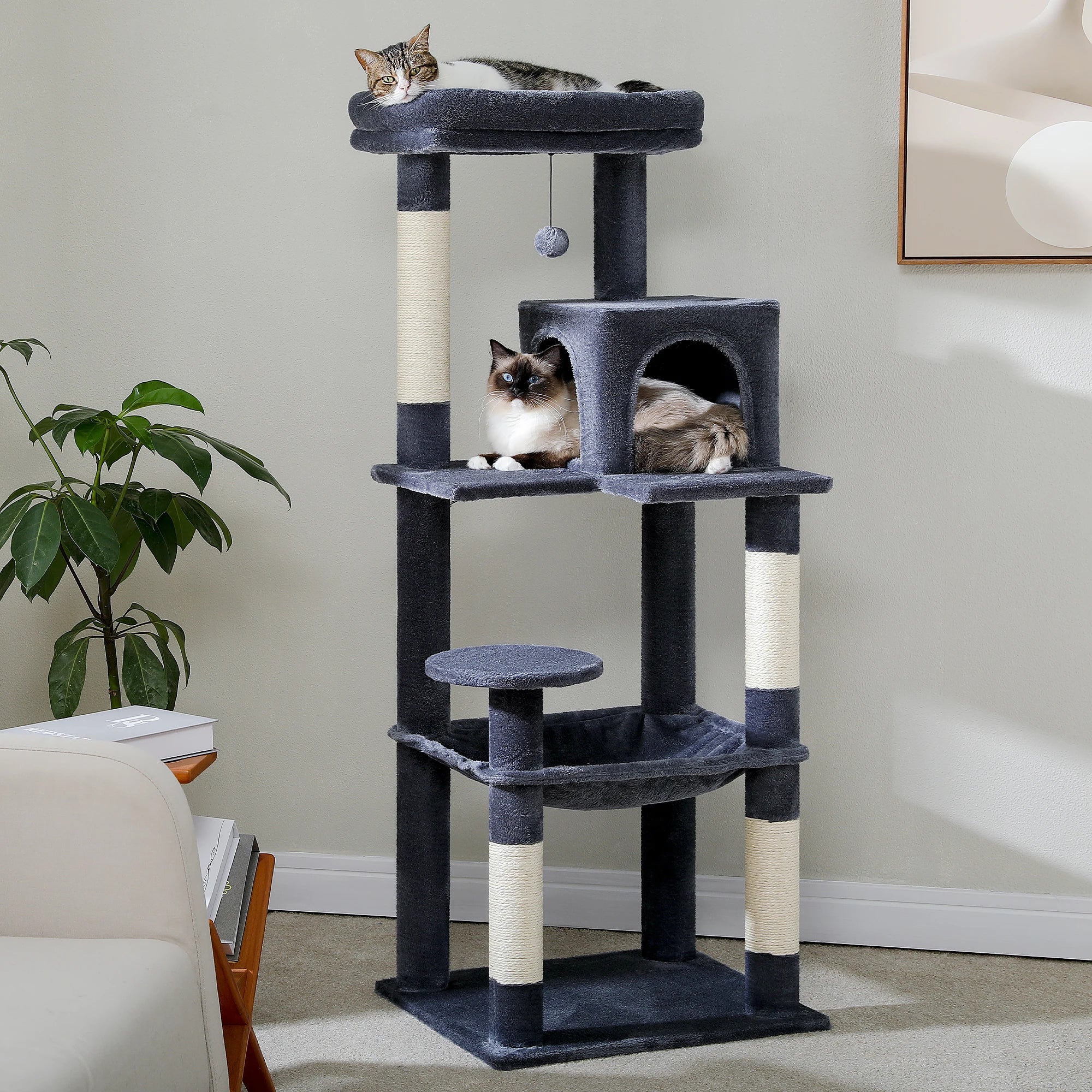 MyPurePaw™ 5-Level Luxury Cat Tower