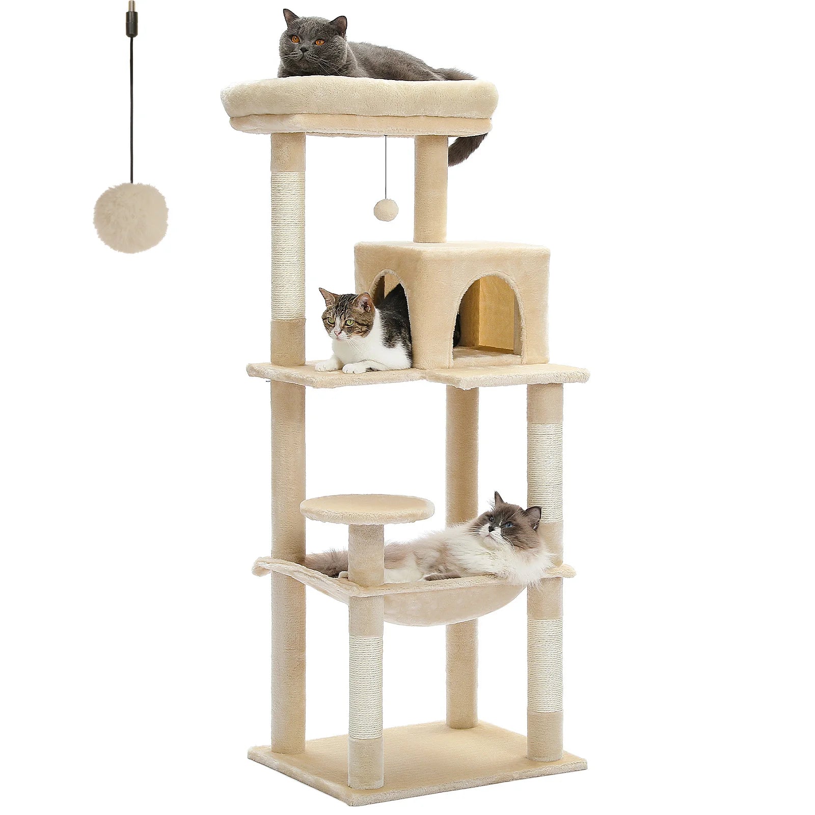 MyPurePaw™ 5-Level Luxury Cat Tower