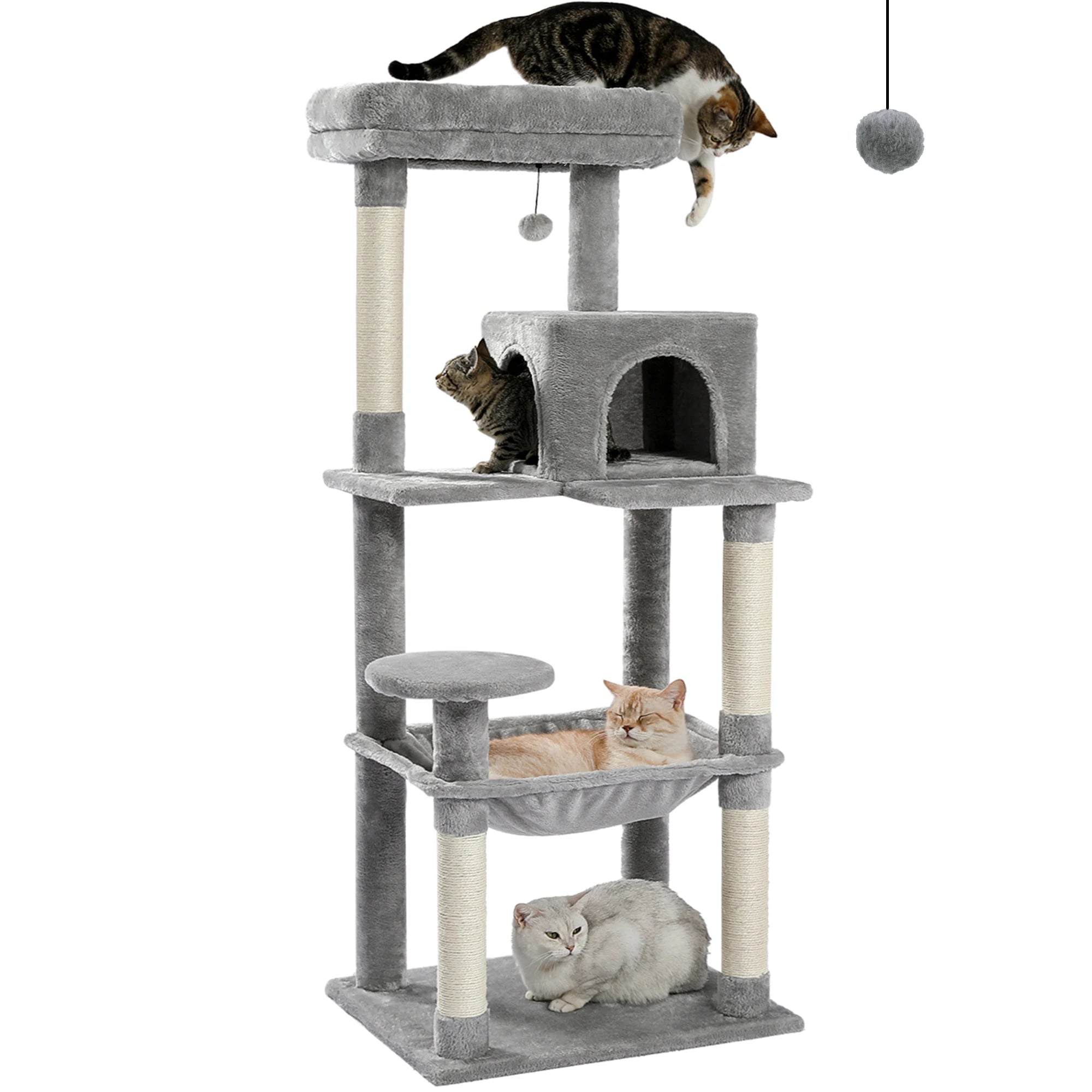 MyPurePaw™ 5-Level Luxury Cat Tower